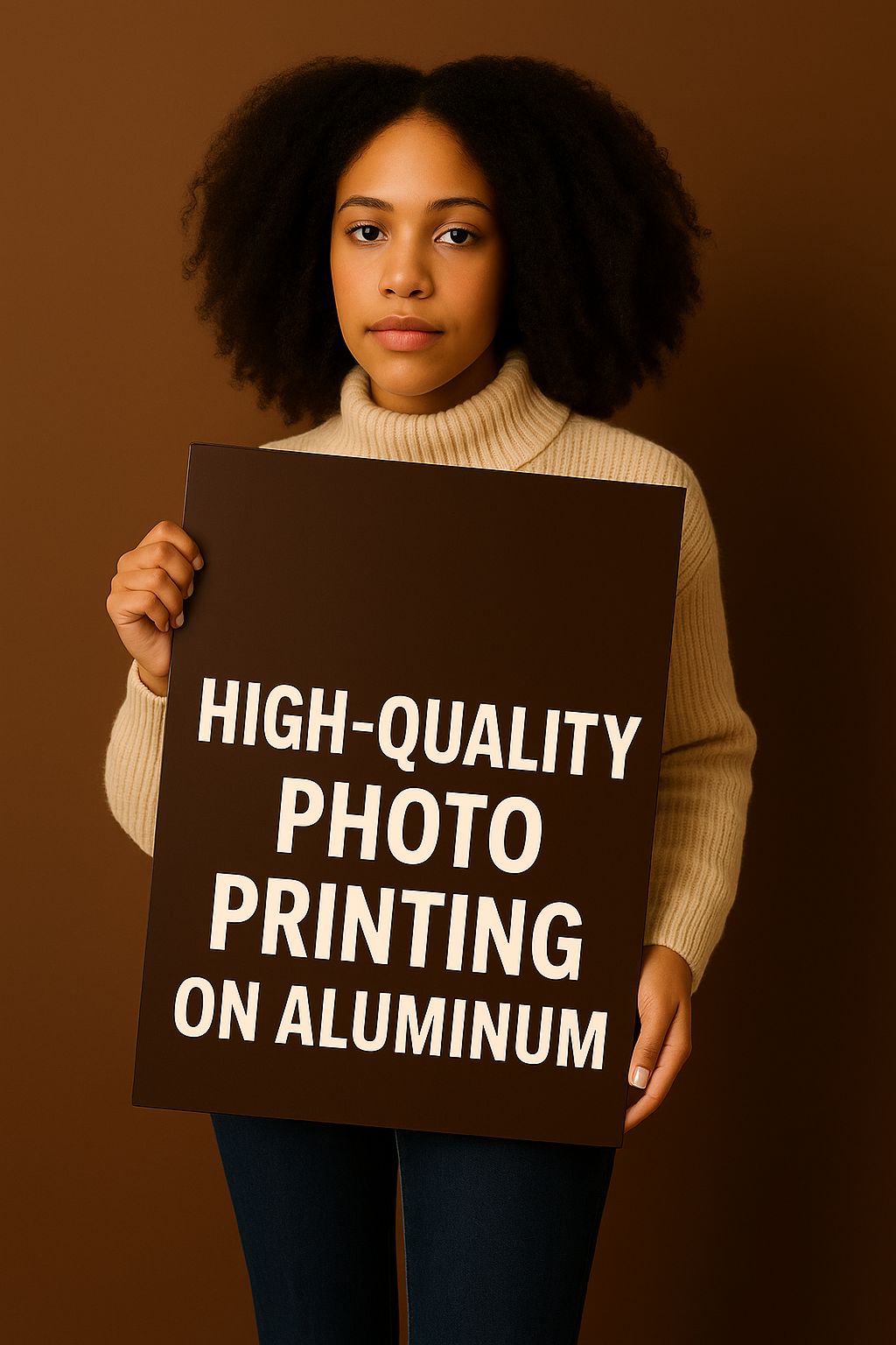 High quality photo printing on aluminum