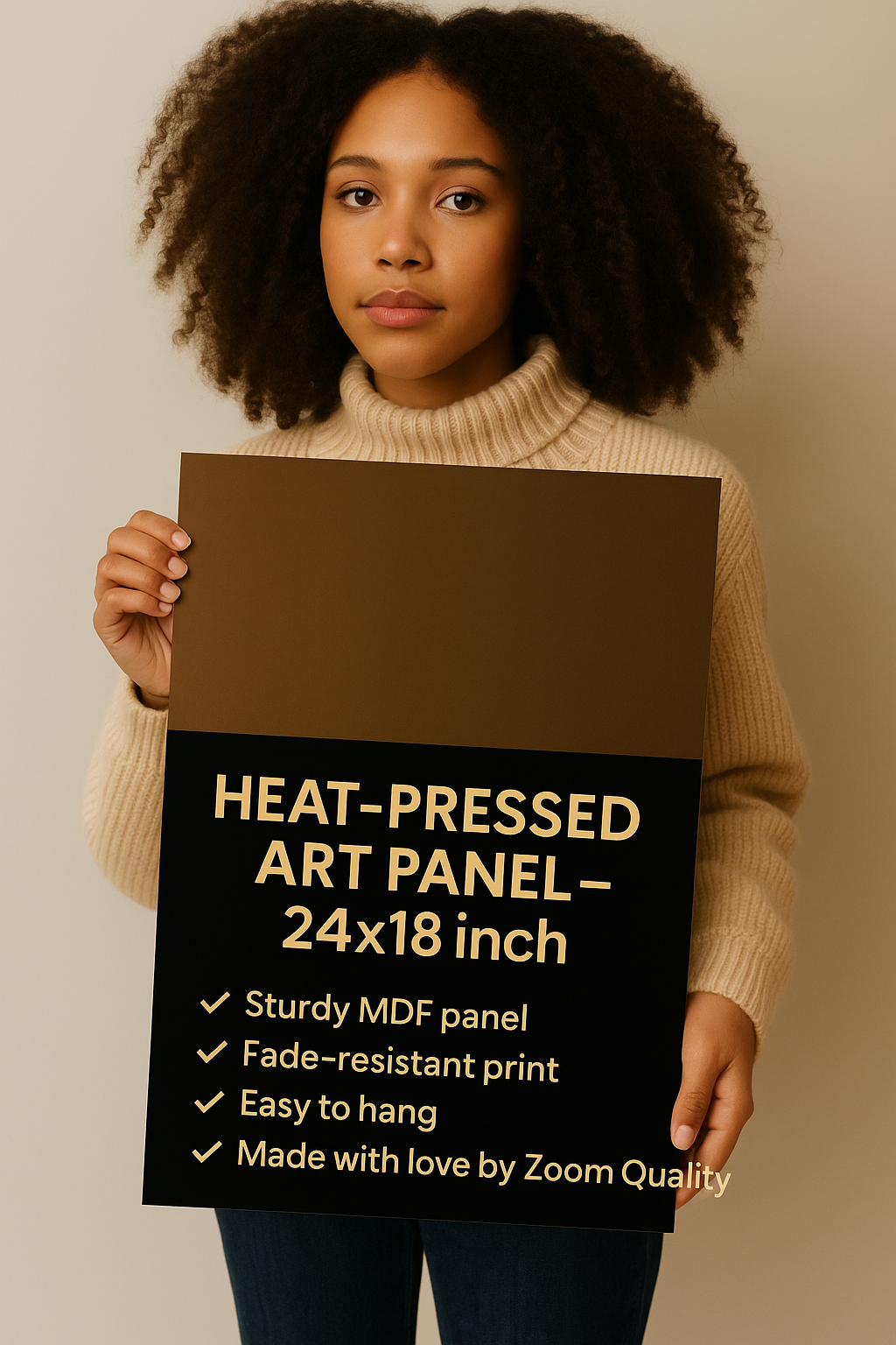 Heat-Pressed Art Panel – 24x18 inch