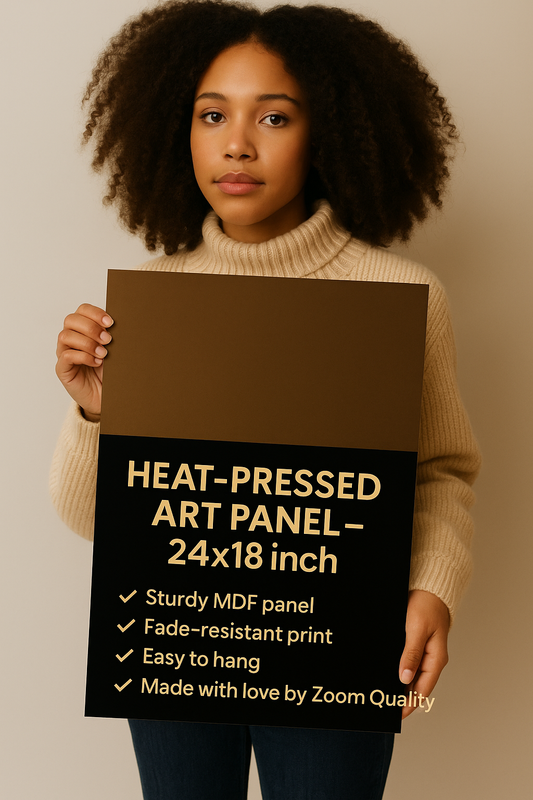 Heat-Pressed Art Panel – 24x18 inch
